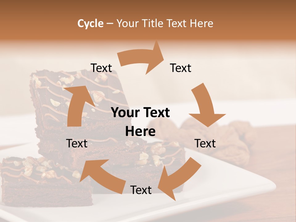 Calories Walnut Fattening PowerPoint Template