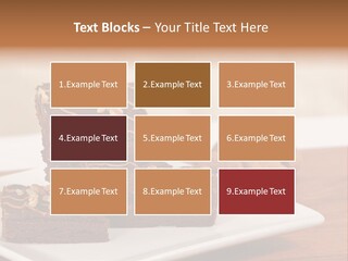Calories Walnut Fattening PowerPoint Template