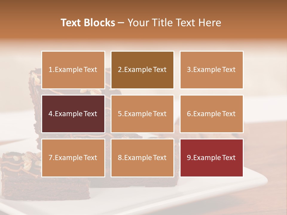Calories Walnut Fattening PowerPoint Template