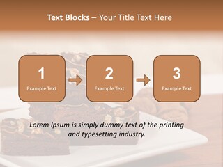 Calories Walnut Fattening PowerPoint Template