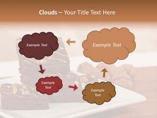 Calories Walnut Fattening PowerPoint Template