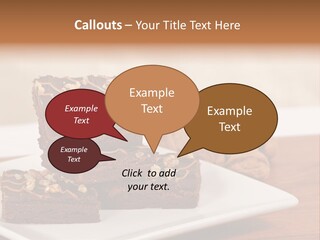 Calories Walnut Fattening PowerPoint Template