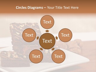 Calories Walnut Fattening PowerPoint Template