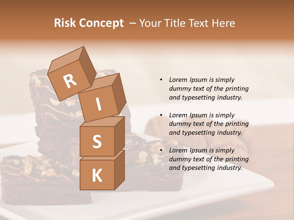 Calories Walnut Fattening PowerPoint Template