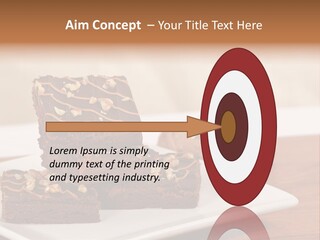 Calories Walnut Fattening PowerPoint Template