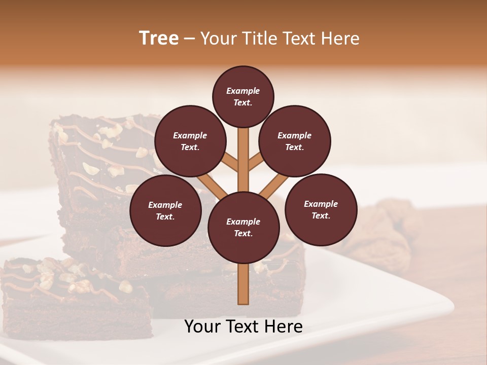 Calories Walnut Fattening PowerPoint Template