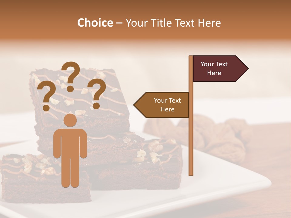 Calories Walnut Fattening PowerPoint Template