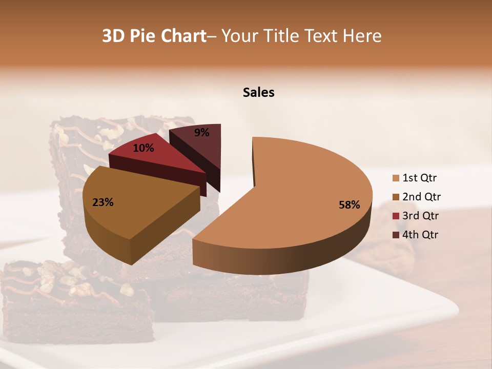 Calories Walnut Fattening PowerPoint Template