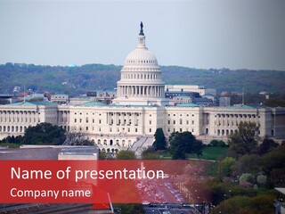 Symbol Congress Government PowerPoint Template