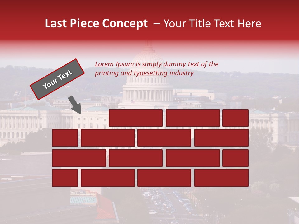 Symbol Congress Government PowerPoint Template