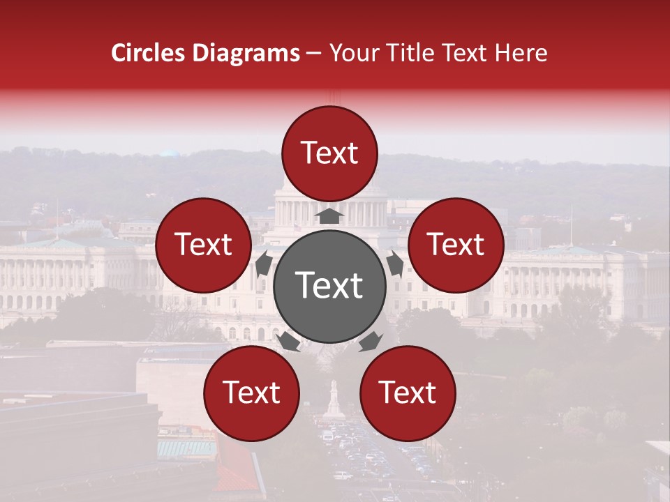 Symbol Congress Government PowerPoint Template