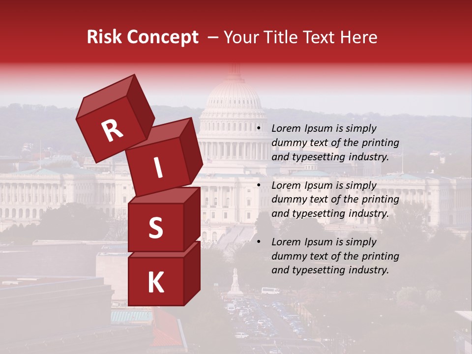 Symbol Congress Government PowerPoint Template
