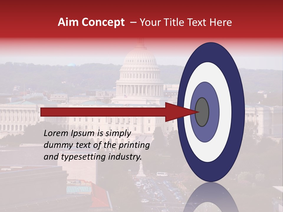 Symbol Congress Government PowerPoint Template