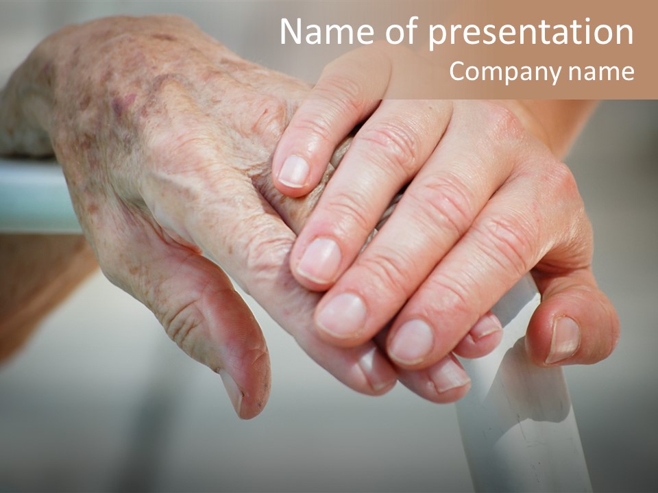 Thumb Grandmother Grandma PowerPoint Template