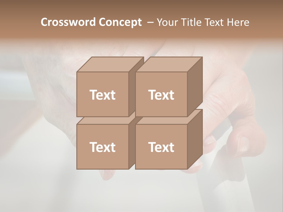 Thumb Grandmother Grandma PowerPoint Template