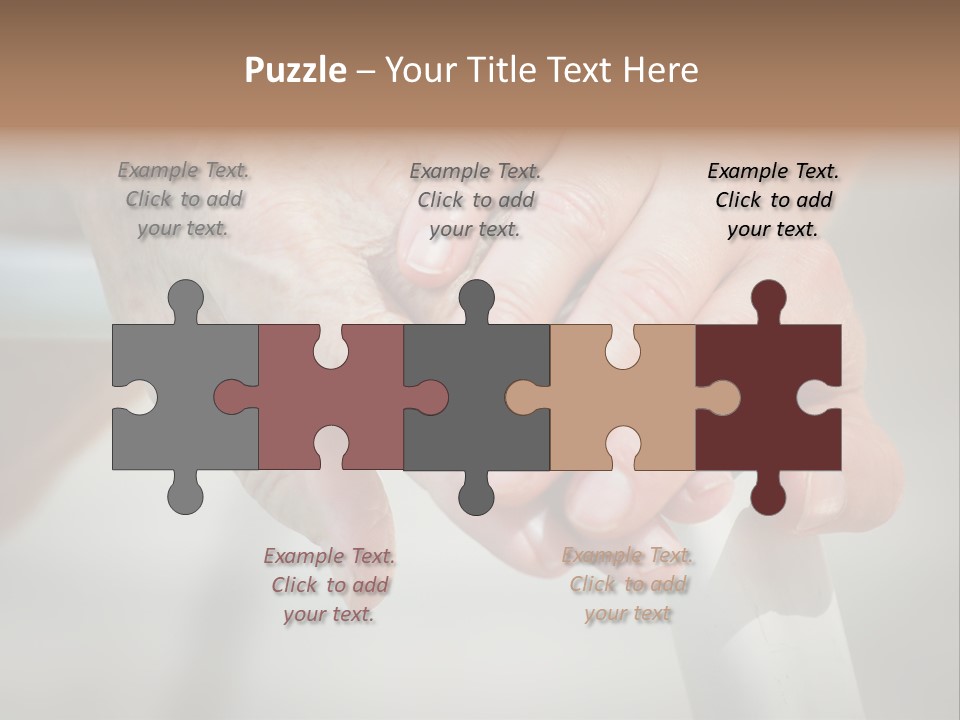 Thumb Grandmother Grandma PowerPoint Template