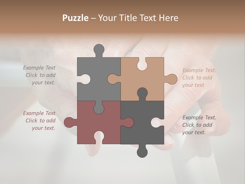 Thumb Grandmother Grandma PowerPoint Template