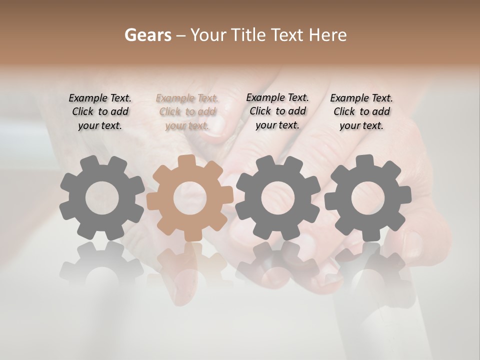 Thumb Grandmother Grandma PowerPoint Template