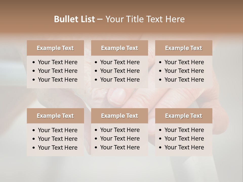 Thumb Grandmother Grandma PowerPoint Template