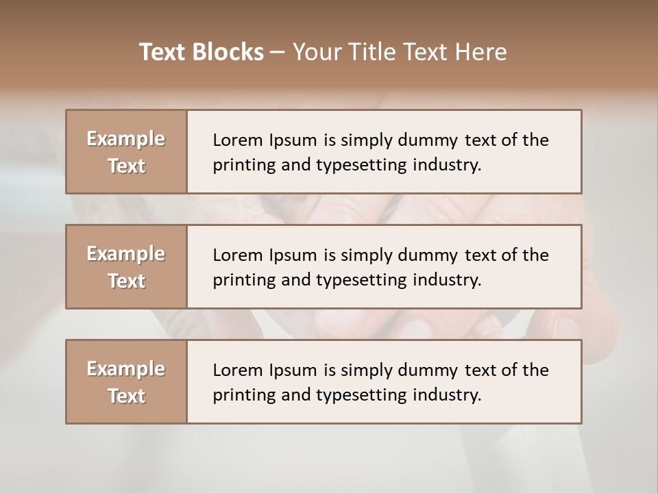 Thumb Grandmother Grandma PowerPoint Template