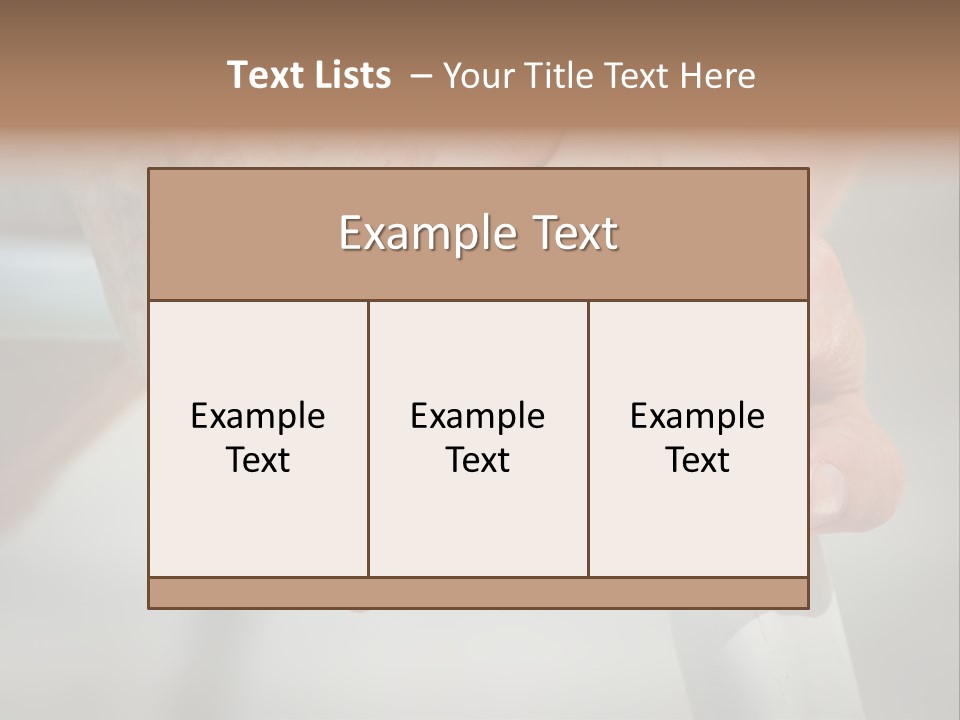 Thumb Grandmother Grandma PowerPoint Template