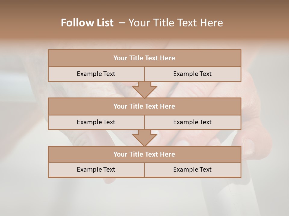 Thumb Grandmother Grandma PowerPoint Template
