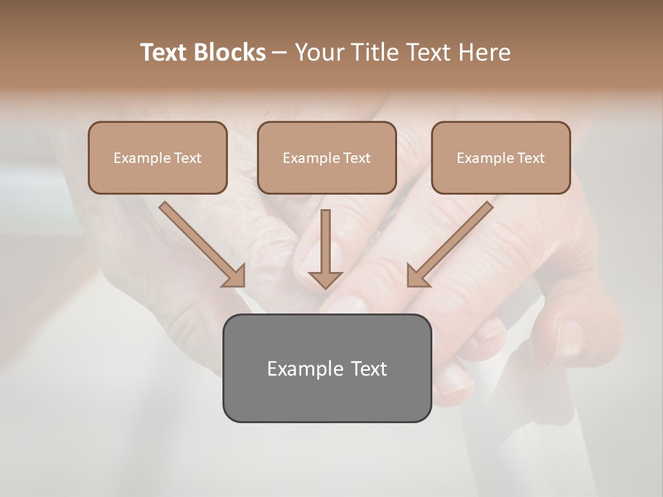 Thumb Grandmother Grandma PowerPoint Template