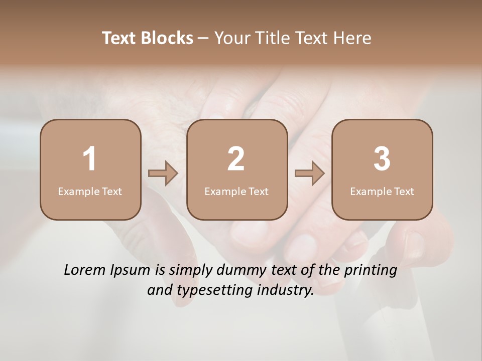 Thumb Grandmother Grandma PowerPoint Template
