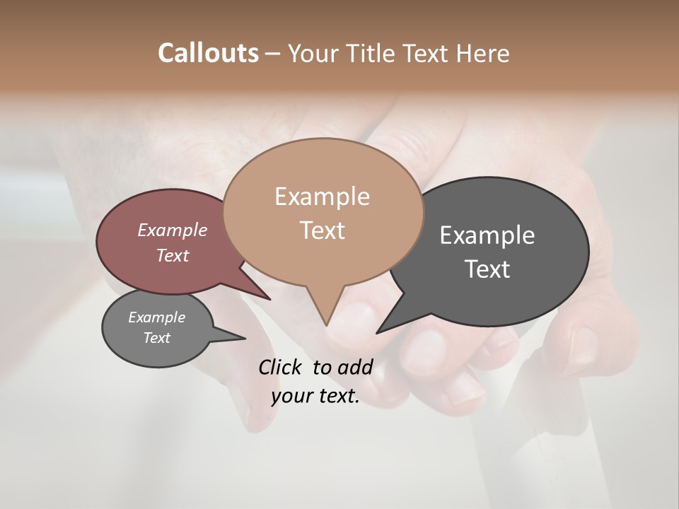 Thumb Grandmother Grandma PowerPoint Template