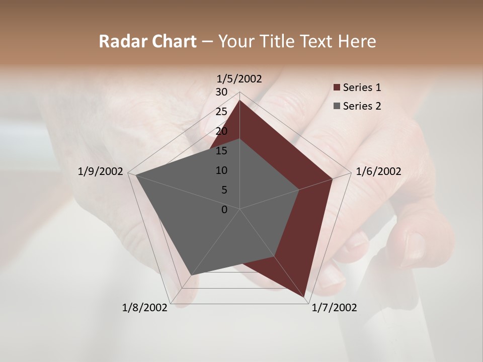 Thumb Grandmother Grandma PowerPoint Template
