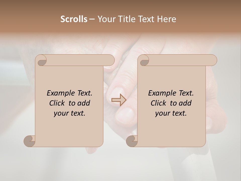 Thumb Grandmother Grandma PowerPoint Template