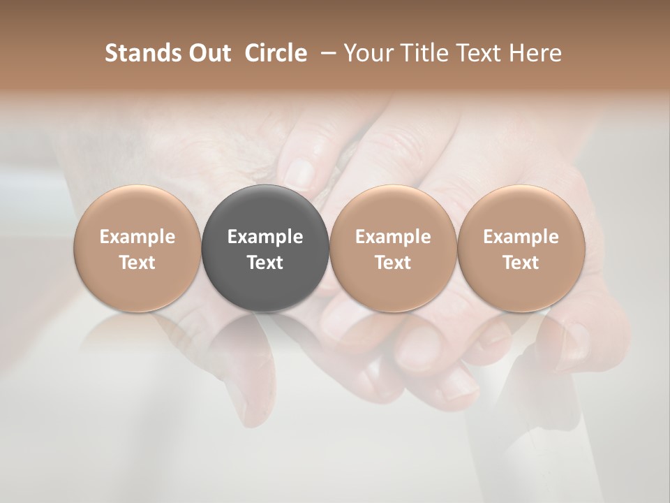 Thumb Grandmother Grandma PowerPoint Template