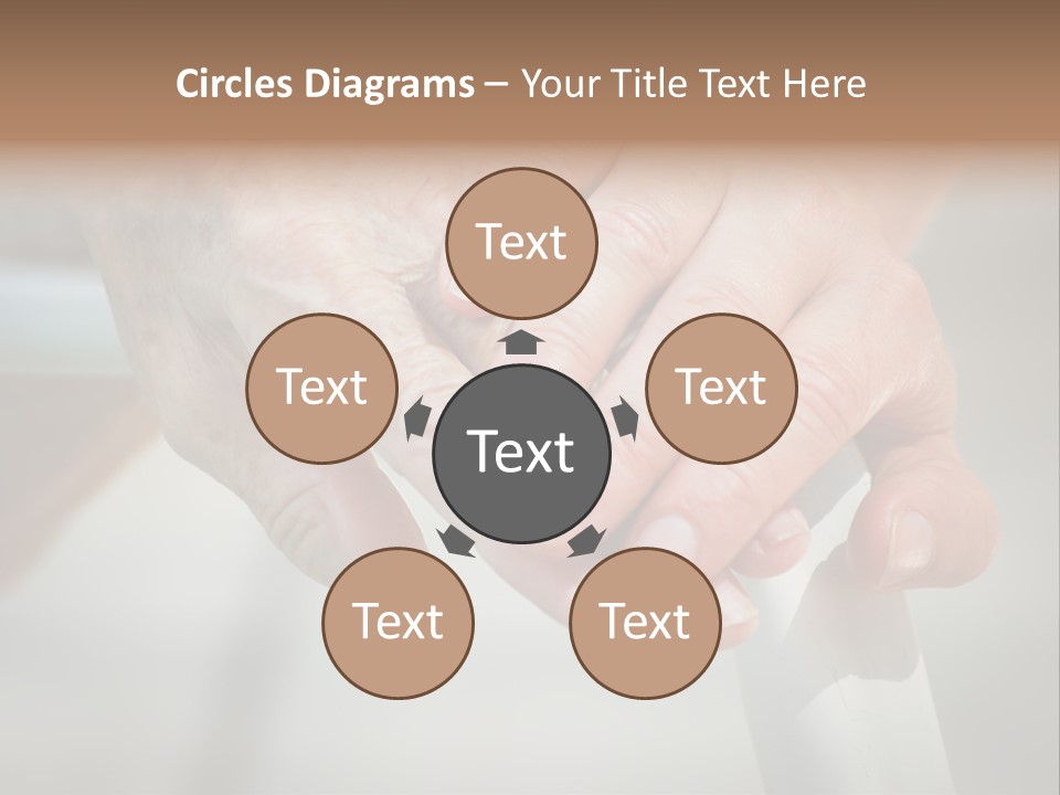 Thumb Grandmother Grandma PowerPoint Template