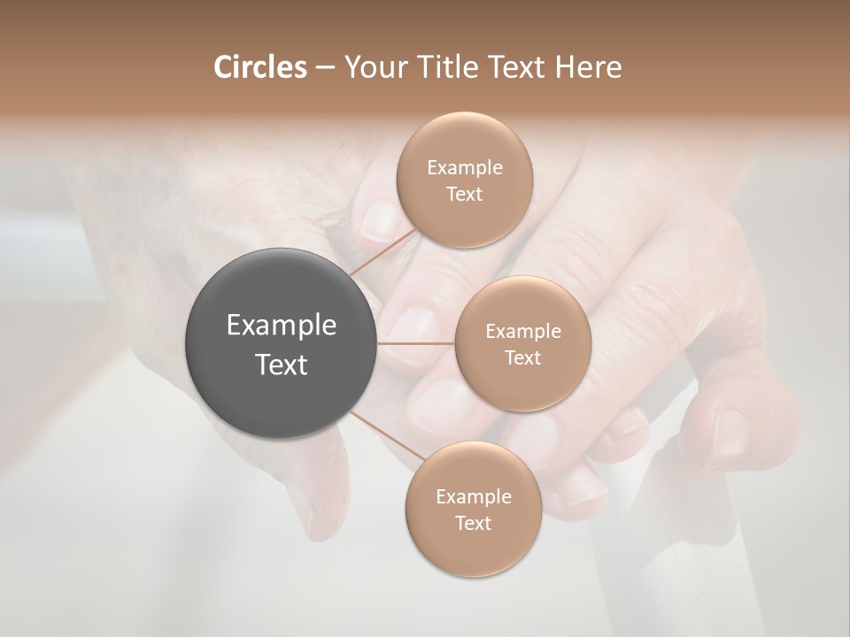 Thumb Grandmother Grandma PowerPoint Template