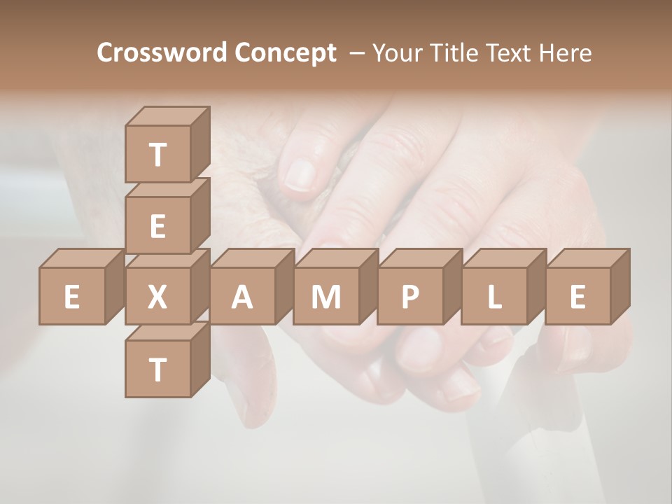 Thumb Grandmother Grandma PowerPoint Template