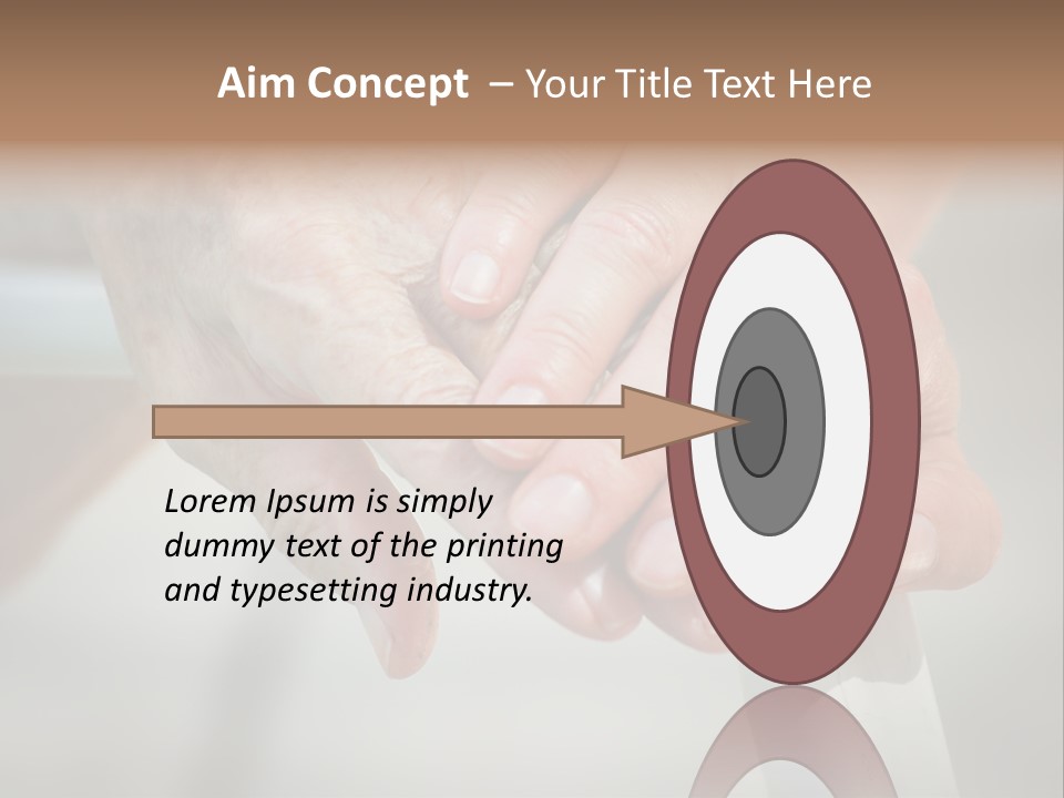 Thumb Grandmother Grandma PowerPoint Template