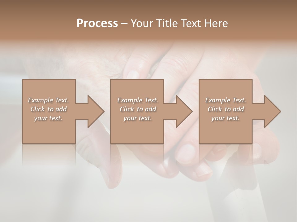 Thumb Grandmother Grandma PowerPoint Template