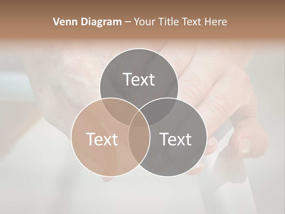 Thumb Grandmother Grandma PowerPoint Template