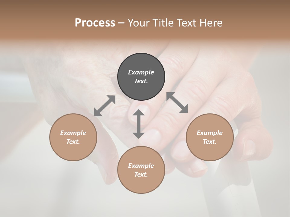 Thumb Grandmother Grandma PowerPoint Template