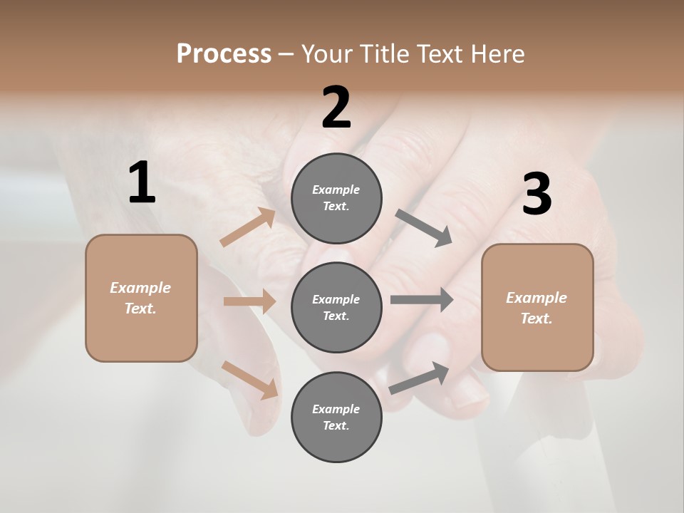 Thumb Grandmother Grandma PowerPoint Template