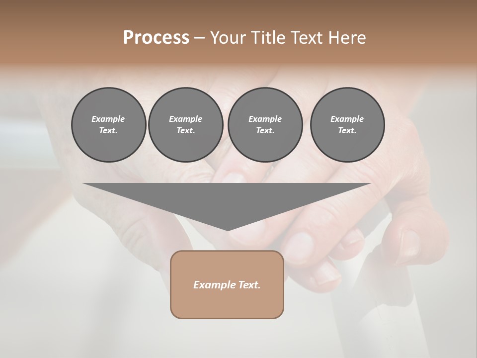 Thumb Grandmother Grandma PowerPoint Template