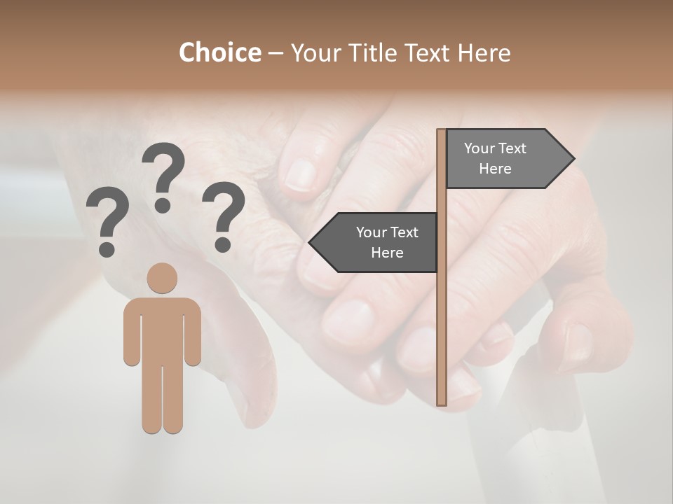 Thumb Grandmother Grandma PowerPoint Template