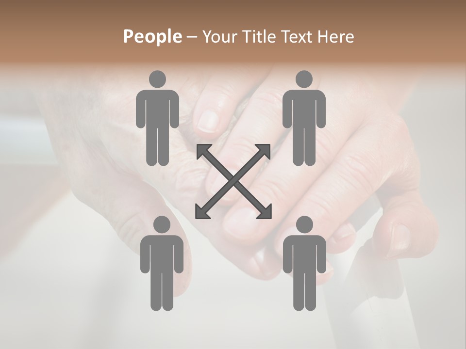 Thumb Grandmother Grandma PowerPoint Template