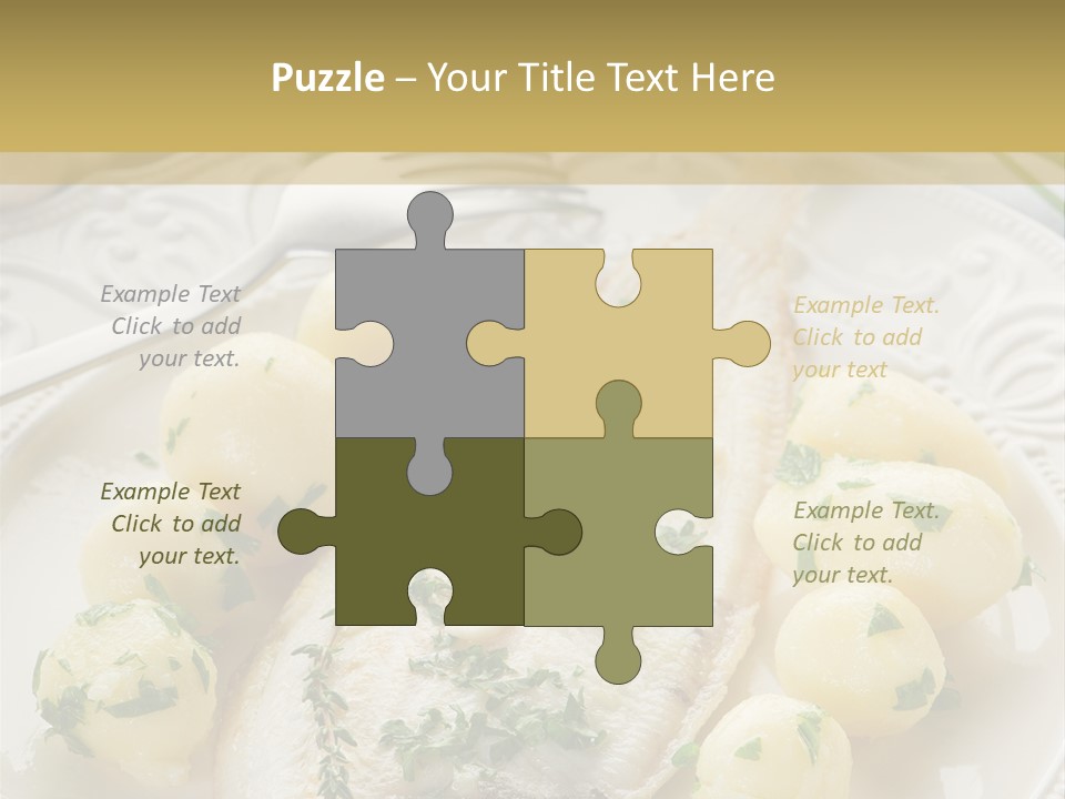 Recipe Sole Healthy PowerPoint Template