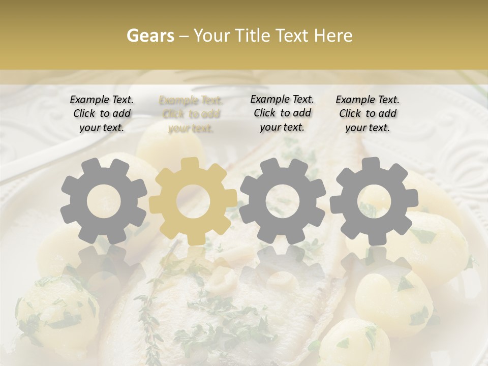 Recipe Sole Healthy PowerPoint Template