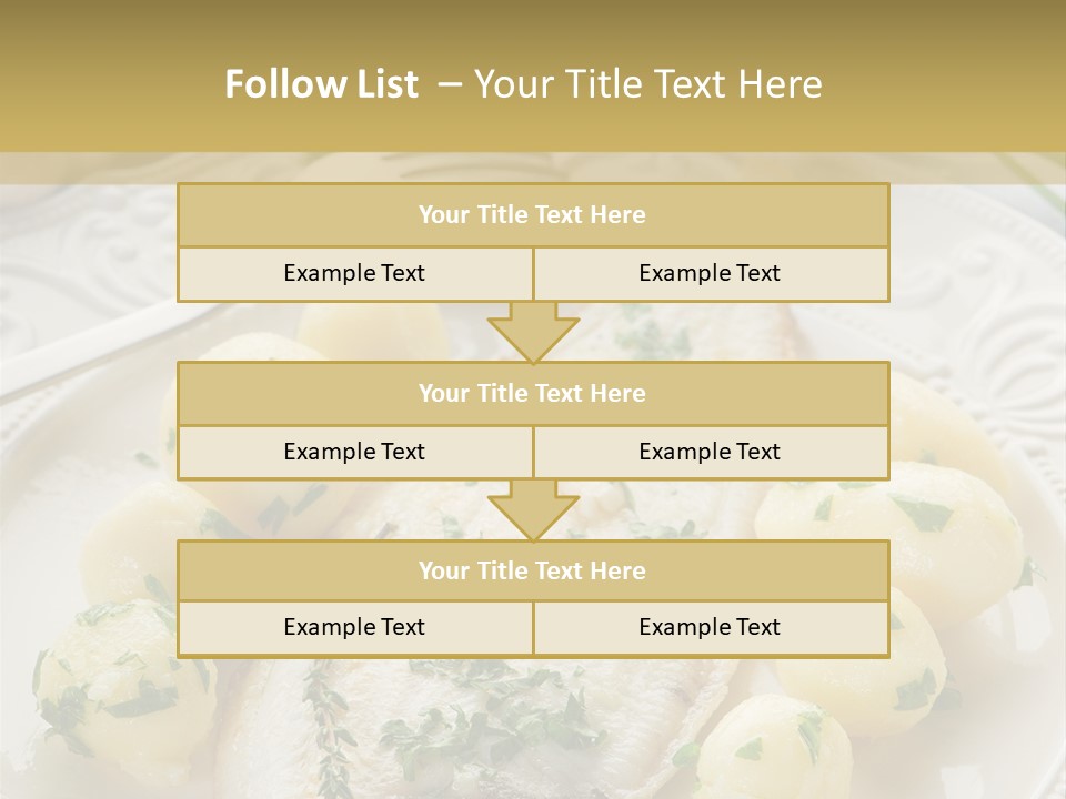 Recipe Sole Healthy PowerPoint Template