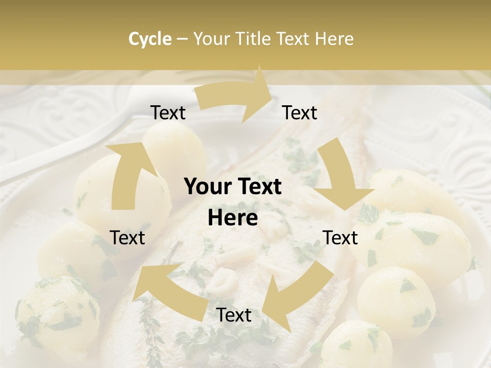 Recipe Sole Healthy PowerPoint Template