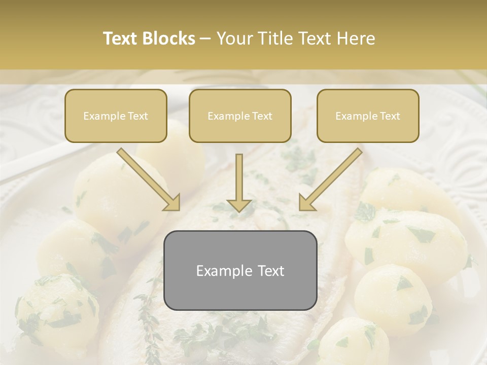 Recipe Sole Healthy PowerPoint Template