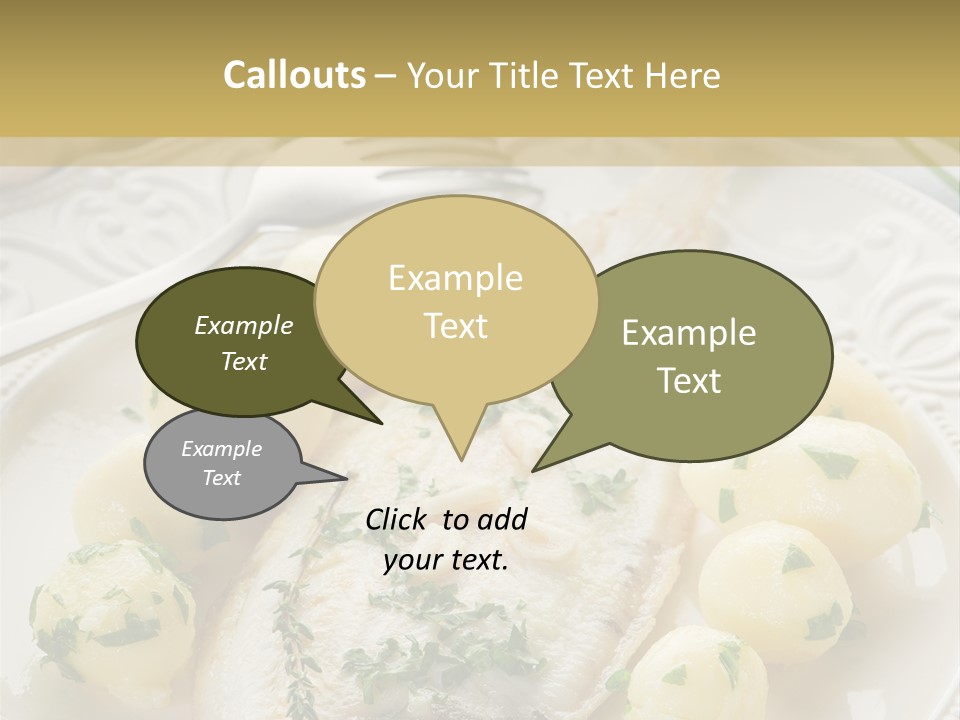 Recipe Sole Healthy PowerPoint Template