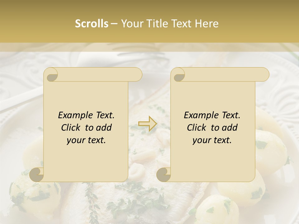 Recipe Sole Healthy PowerPoint Template